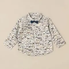 新品 センスオブワンダー ベストインショー蝶ネクタイつきシャツ日本製 110