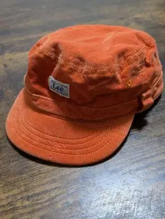 月末セール！ストリート好きに♪Lee コーデュロイキャップ 50cm オレンジ