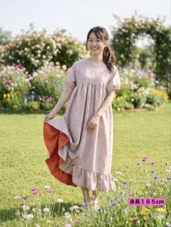 ジブリ 借りぐらしのアリエッティ リラックスウェア 花咲くお庭の 