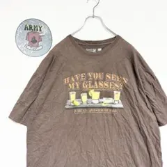 海外古着【XXL】半袖Tシャツ ビッグプリント ヴィンテージ個性派 ユニセックス