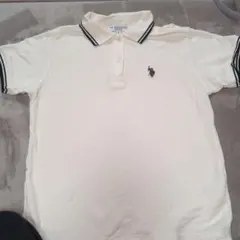 U.S. POLO ASSN. 半袖ポロシャツ クリーム