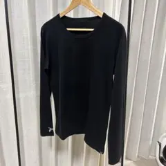 ROAR(ロアー)ストーン付　長袖Tシャツ　黒　ロゴ