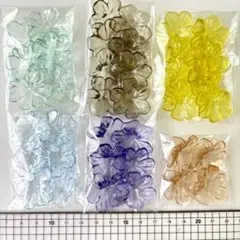 花形ビーズセット 6色