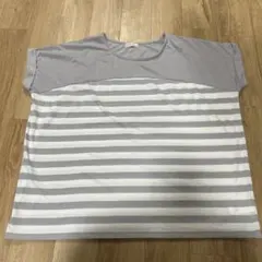 earth music&ecology Tシャツ ライトグレー フリーサイズ