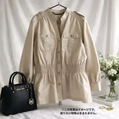 マイケルコース シャツジャケット ベージュ S 美品のサムネイル
