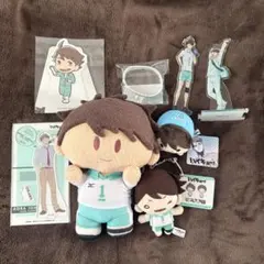 美品 青葉城西高校 及川徹 ぬいぐるみセット アクリルスタンド まとめ売り 8点