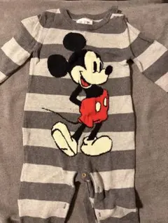 GAP ミッキーマウス刺繍ロンパース