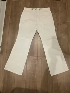 希少 Dickies 976 Flare Pants ホワイト フレアパンツ