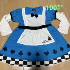 ベビードール ディズニー アリス 長袖 ワンピース キッズ