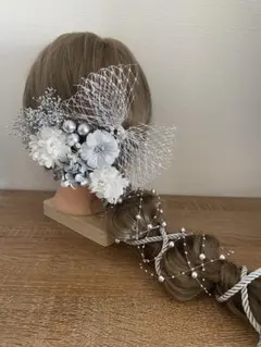 和装髪飾り　結婚式　#卒業式　成人式　七五三。　NO.49