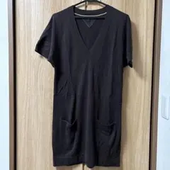 TOMMY HILFIGER ブラウン Vネック チュニック S