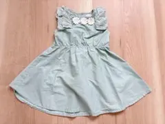 mamaraku ミントグリーン ワンピース　90