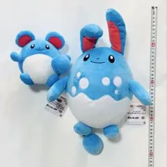 ポケモン　もふぐっとぬいぐるみ 〜マリルリ〜・しっぽみてみて！ぬいぐるみ　マリル