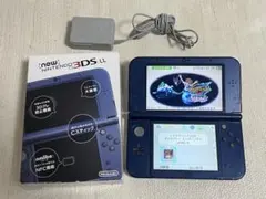 下画面IPS液晶 newニンテンドー3DS LL メタリックブルー