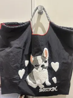 ★最終値下げ★ ボールアンドチェーン フレンチブルドッグ刺繍エコバッグ
