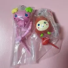 たまごっち　カラフルマルチチャーム 2個セット ふらわっち いちごっち