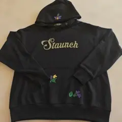 美品 CUBE SUGAR パーカー Staunch 刺繍 ブラック M
