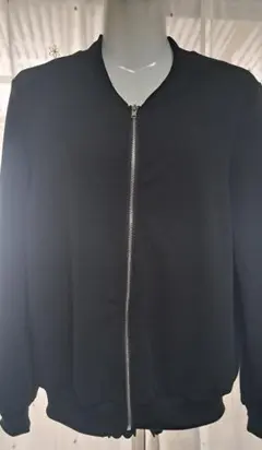 レディース　ジップアップボンバージャケット