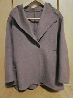 完売品！UNIQLO C ダブルフェイスコート 新品 未使用 サイズXL グレー ユニクロ公式 | ダブルフェイスチェスターロングコート