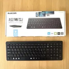 超薄型　ELECOM Bluetooth スリムキーボード TK-FBP101