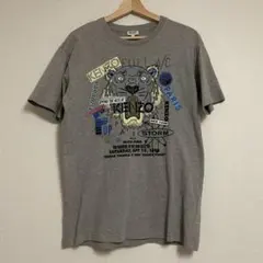 KENZO Tシャツ グレー タイガーロゴ Sサイズのサムネイル