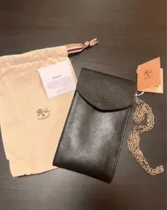 IL BISONTE イルビゾンテ スマホレザーショルダーバッグ ク ポシェット