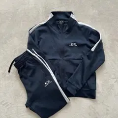 OAKLEY ネイビー ジャージ 上下セット　M 150サイズ　紺