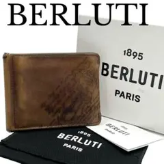 BERLUTIベルルッティ　マネークリップ　カリグラフィ　二つ折り財布ウォレットのサムネイル