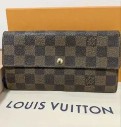 LOUIS VUITTON ダミエ　ポルトフォイユ・サラ　14255