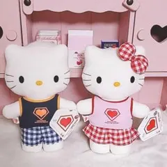 【当時物】ハローキティ SUPERLOVERS ぬいぐるみ サマーコスチューム