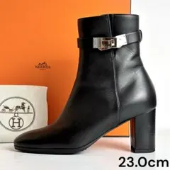 極美品 定価35万 エルメス サンジェルマン ケリー金具 ショートブーツ 23㌢のサムネイル