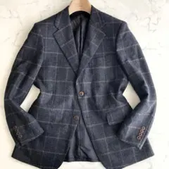 定価5.9万【訳有】ナノユニバース スコットランド製カシミヤフランネルジャケット