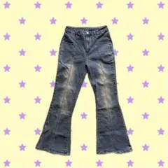 デニム ジーンズ フレアパンツ