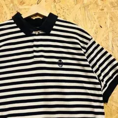 90s CHAPS RALPHLAUREN チャプスラルフローレン ボーダーポロのサムネイル