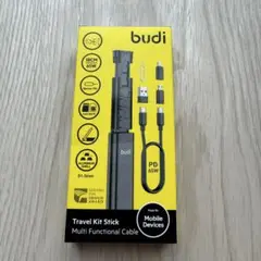 Budi エッセンシャル トラベル充電&データ同期ケーブルスティック