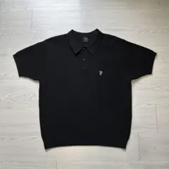 新品タグ付き HUF ハフ 半袖ニット ポロシャツ 黒 XXL 3L大きいサイズ 新品タグ付き HUF ハフ 半袖ニット ポロシャツ 黒 XXL 3L大きいサイズ