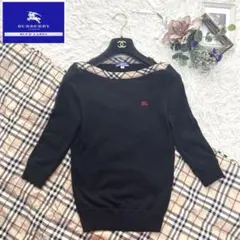 【新品】BURBERRY BLUE LABEL ノバチェックノースリーブ 刺繍 BURBERRY BLUE LABEL バーバリーブルーレーベル ノバチェック タンク