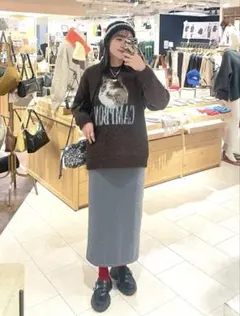discoat ラメナロースカート