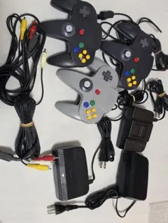 N64 コントローラー / ACアダプター / AVケーブル 【ジャンク品】