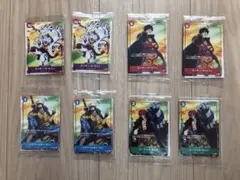 セブンイレブン限定 プロモ ワンピースカード4種コンプリート2セット(8パック)