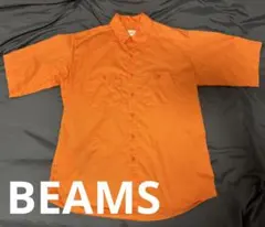 BEAMS 半袖シャツ オレンジ Sサイズのサムネイル