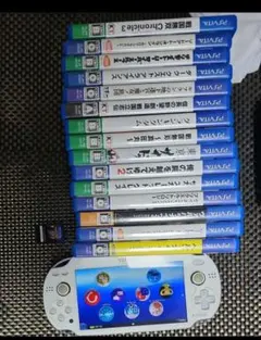 PS Vita本体（PCH-1100）PS Vitaソフト15本、充電器のセット