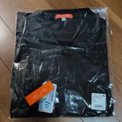 クールスレッド ブラック 長袖ポロシャツ X4