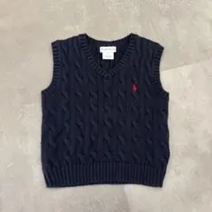 ポロラルフローレン　ニットベスト　トップス　90 24M RalphLauren