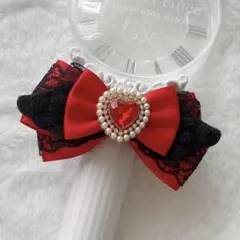 ペンライト　キンブレリボン　レッド　ブラック　天使の羽