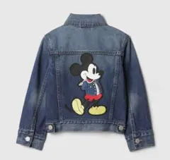 GAP ディズニー　ミッキーマウス　アイコン　デニムジャケット　ベビー　100