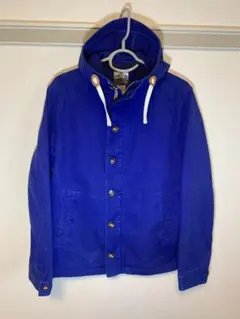 BEAMS フード付き青ジャケット