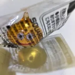 ドラクエ　スライム フィギュア　透明クリアオレンジラメ　キラキラ