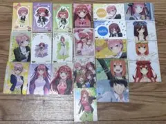 五等分の花嫁 カード 14枚シール8枚セット