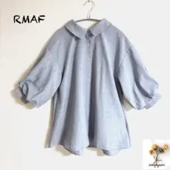 美品 RMAF nice claup後ろレースアップボリュームスリーブブラウス